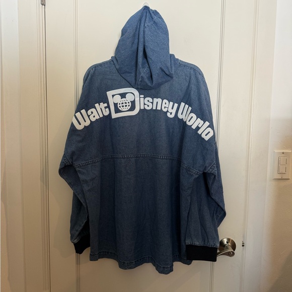 WDW Sprit Jersey Blue Denim Hoodie - Picture 2 of 2